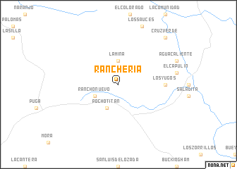 map of Ranchería