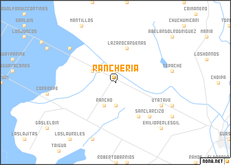 map of Ranchería