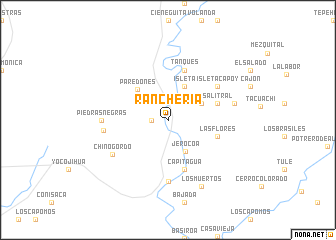 map of Rancheria