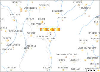 map of Ranchería