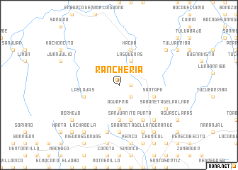 map of Ranchería