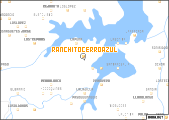 map of Ranchito Cerro Azul