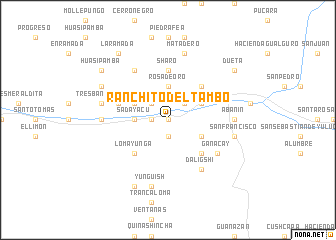 map of Ranchito del Tambo