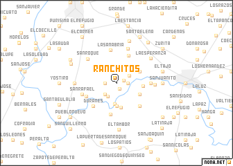 map of Ranchitos