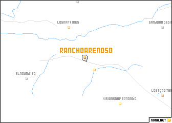 map of Rancho Arenoso