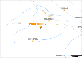 map of Rancho Blanco