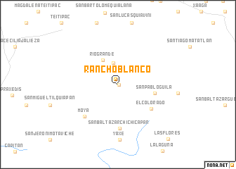 map of Rancho Blanco