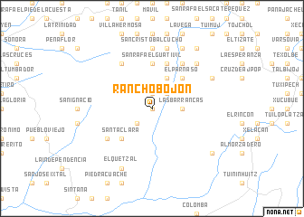 map of Rancho Bojón