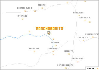 map of Rancho Bonito