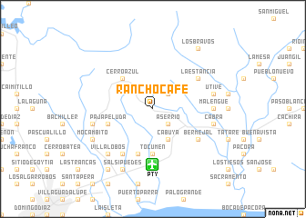 map of Rancho Café
