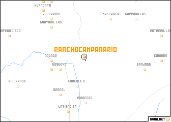 map of Rancho Campanario