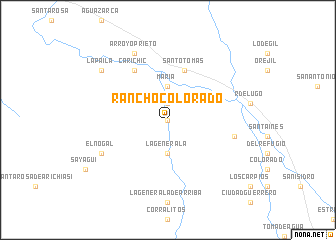 map of Rancho Colorado