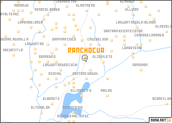 map of Rancho Cua