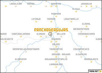 map of Rancho de Agujas