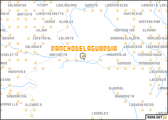 map of Rancho de la Guardia