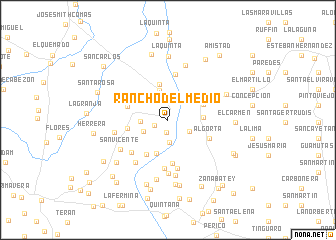 map of Rancho del Medio