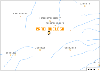 map of Rancho del Oso