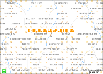 map of Rancho de Los Plátanos