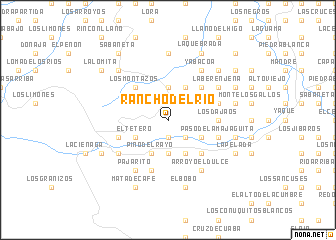 map of Rancho del Río