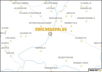 map of Rancho de Palos