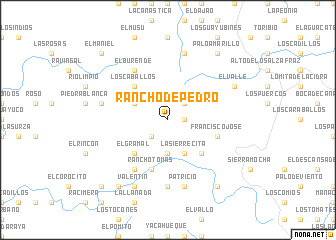 map of Rancho de Pedro