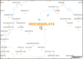 map of Rancho de Plata