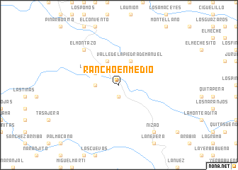 map of Rancho en Medio