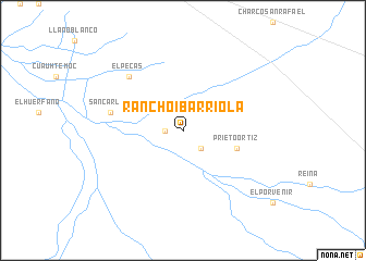 map of Rancho Ibarriola