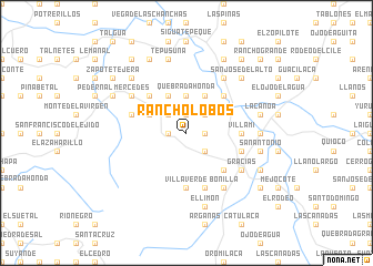 map of Rancho Lobos