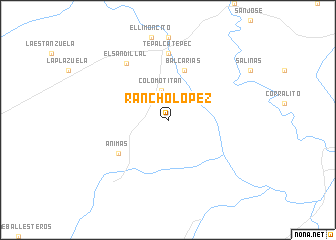 map of Rancho López