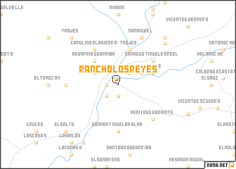 map of Rancho Los Reyes