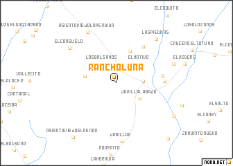 map of Rancho Luna