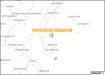 map of Rancho Noche Buena