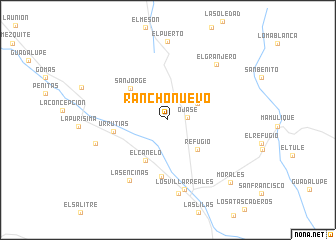 map of Rancho Nuevo