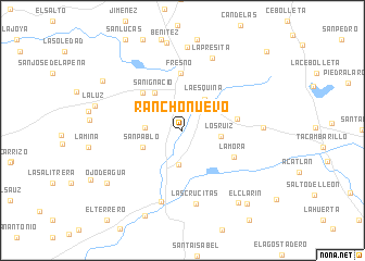 map of Rancho Nuevo