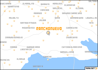 map of Rancho Nuevo