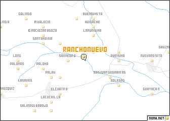 map of Rancho Nuevo