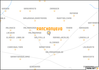 map of Rancho Nuevo