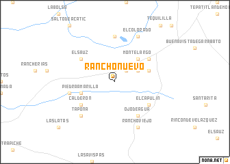 map of Rancho Nuevo