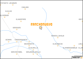 map of Rancho Nuevo