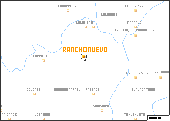 map of Rancho Nuevo
