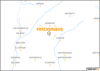 map of Rancho Nuevo