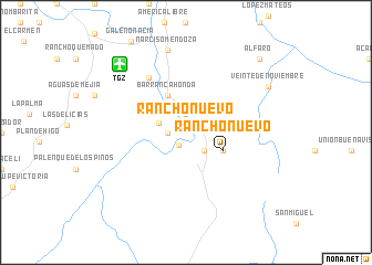 map of Rancho Nuevo