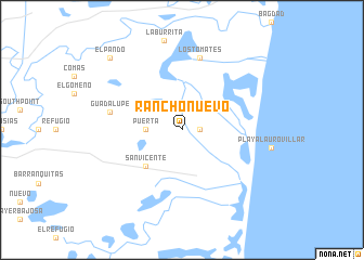 map of Rancho Nuevo