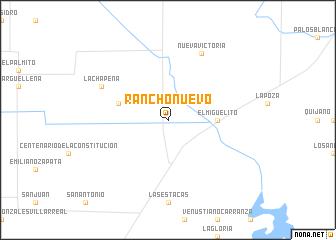 map of Rancho Nuevo