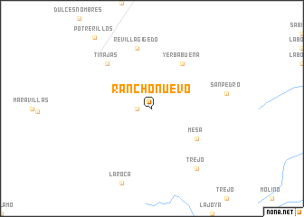 map of Rancho Nuevo