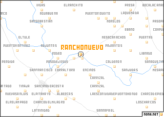 map of Rancho Nuevo