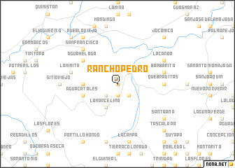 map of Rancho Pedro