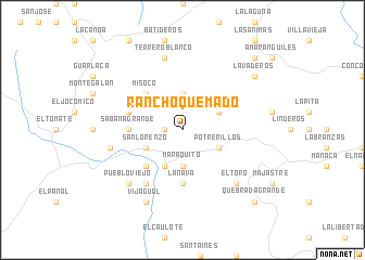 map of Rancho Quemado