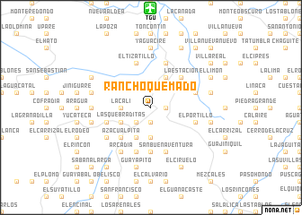 map of Rancho Quemado